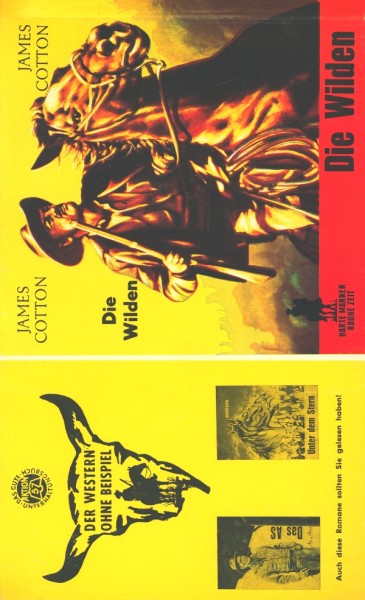 Cotton, James Leihbuch SU Wilden (Ernst u. Evertz) nur Schutzumschlag