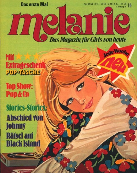 Melanie (Gevacur, GbÜ.) 1.Jahrgang mit Gimmick Nr. 16-19,42-44