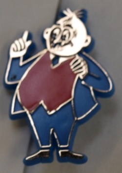 Papa Moll Anstecknadel