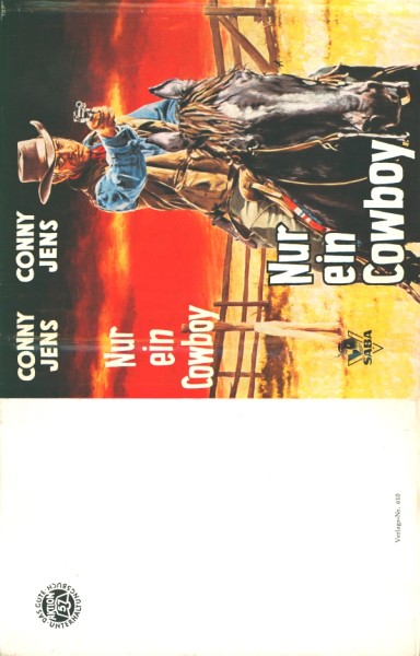 Jens, Conny Leihbuch SU Nur ein Cowboy (Saba) nur Schutzumschlag