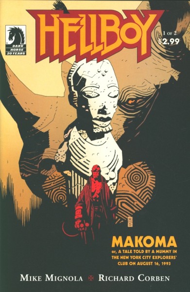 Hellboy: Makoma, or, a Tale told by a Mummy in the New York City (2006) 1+2 kpl. (Z1-2)
