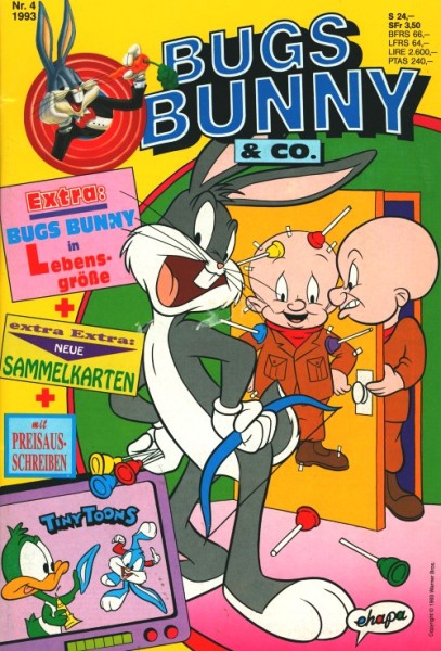 Bugs Bunny & Co (Ehapa, Gb.) Jahrgang 1993 Nr. 1-12