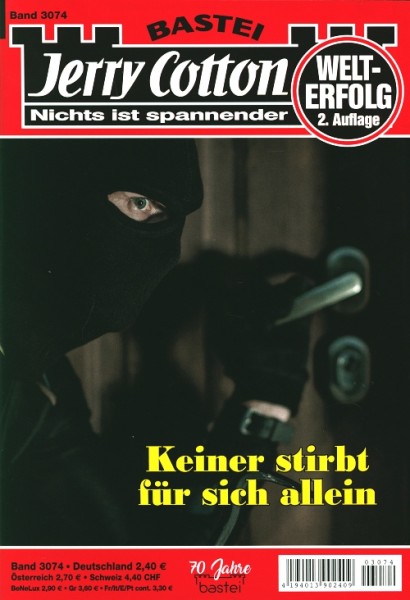 Jerry Cotton 2. Auflage 3074