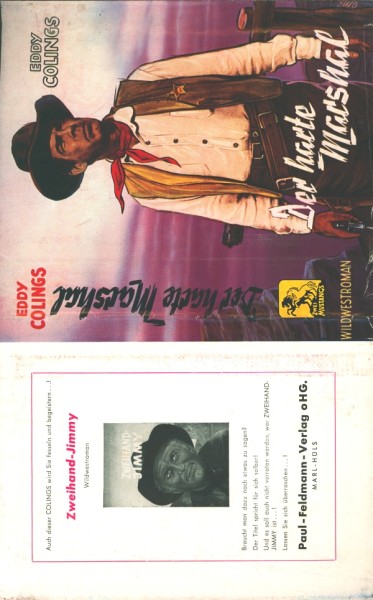 Colings, Eddy Leihbuch SU Harte Marshal (Feldmann) nur Schutzumschlag