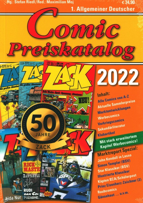 Comic-Preiskatalog 2021 SC Sammlerpreise im Laden Versand sofort erhältlich 