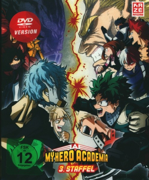 My Hero Academia Staffel 3 Vol.1 DVD mit Sammelschuber