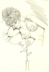 Originalzeichnung Erotische Pin-ups (Bild 087)