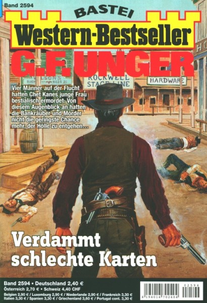 Western-Bestseller G. F. Unger (Bastei) Nr. 2594 - aktuell