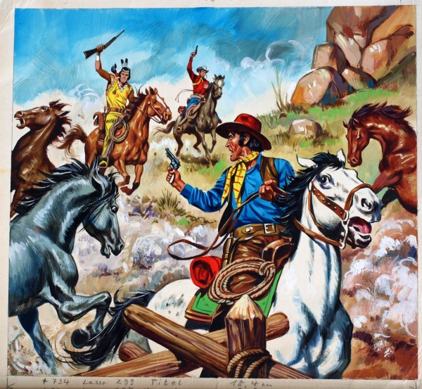 Originalzeichnung (1201) Lasso 299 ÜF