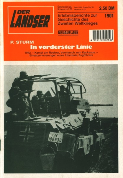 Landser in 100er Paketen (Pabel) Nr. 1901-2000 zus. (Z0-1)