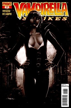 Vampirella Strikes (2013) David Finch Black & White Cover 1