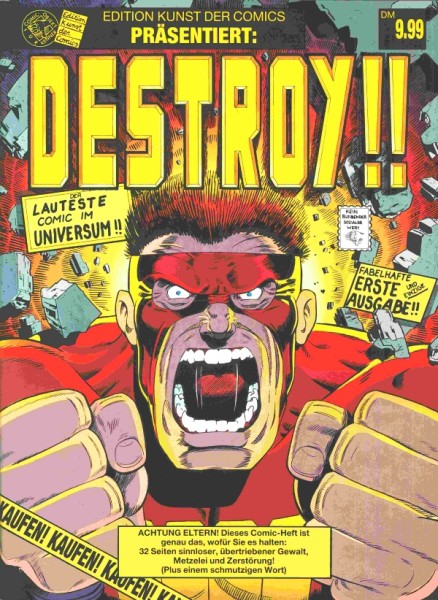 Destroy (Edition Kunst der Comics, GbÜ.)