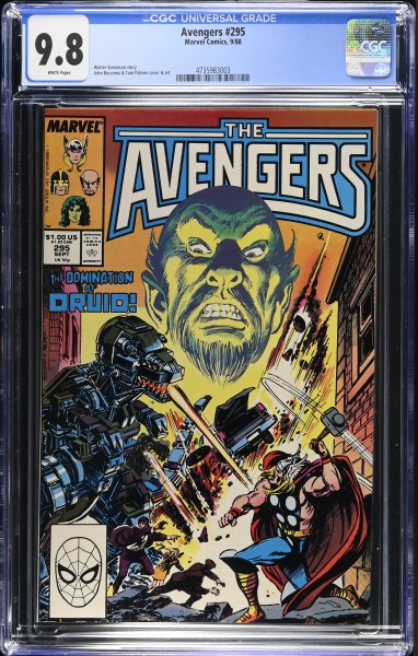 Avengers (1963) #295 CGC Graded 9.8