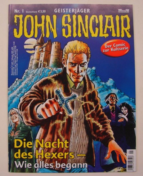 Geisterjäger John Sinclair Comic (Bastei, GbÜ.) Nr. 1-6