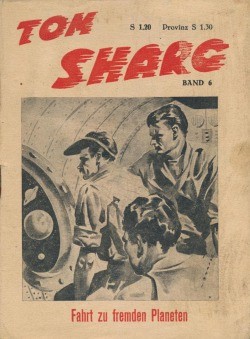 Tom Sharg (Interlit, Österreich) Nr. 1-6 kpl. (Z2-3) mit Sammelmappe