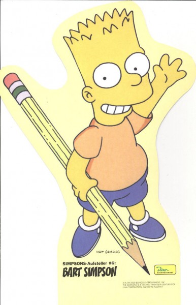 Simpsons-Aufsteller (Dino) 6 Bart Simpson