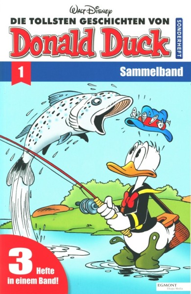 Tollsten Geschichten von Donald Duck Sammelband (Egmont, Br.) Nr. 1-3