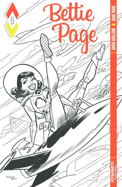 Bettie Page (2017) 1:10 Variant Cover 5