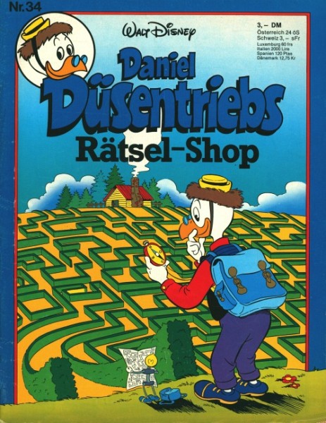 Daniel Düsentriebs Rätsel-Shop (Ehapa, GbÜ\Gb) Nr. 1-85
