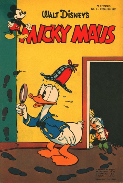 Micky Maus (Ehapa, Gb.) Jahrgang 1953 Nr. 1-12