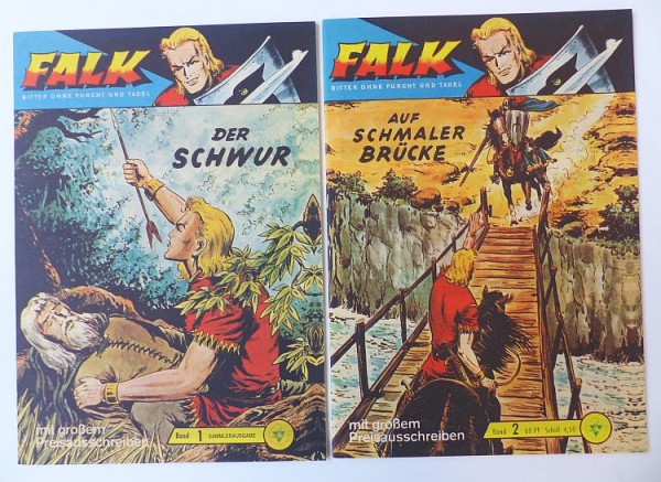 Falk (Hethke/hamburgcomics, Gb.) Nr. 1-129 kpl. (Z1)