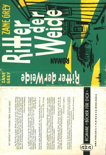 Grey, Zane Leihbuch SU Ritter der Weide (Awa) nur Schutzumschlag