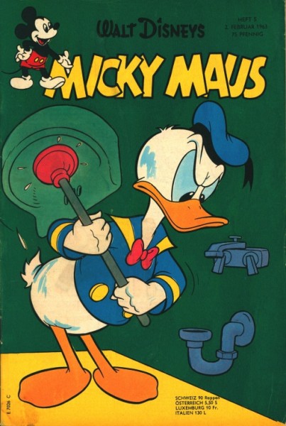 Micky Maus (Ehapa, Gb.) Jahrgang 1963 Nr. 1-52