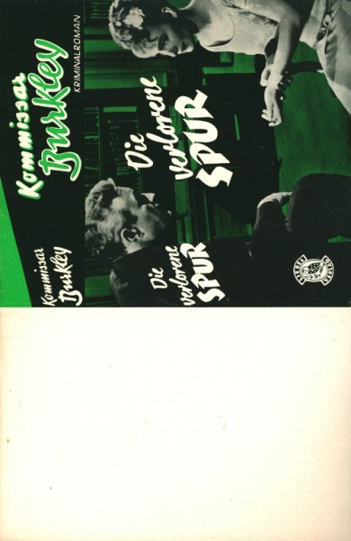 Kommissar Burkley Leihbuch SU Verlorene Spur (Liebel) nur Schutzumschlag