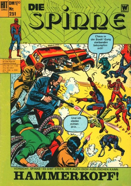 Hit Comics (BSV, Gb.) Spinne Nr. 224-254