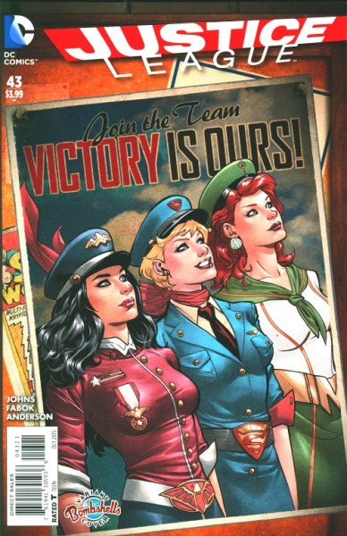 Justice League (2011) Bombshells Variant Cover 43