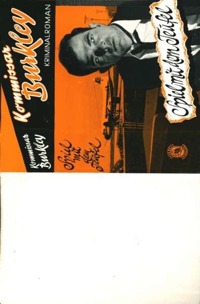 Kommissar Burkley Leihbuch SU Spiel mit dem Teufel (Liebel) nur Schutzumschlag