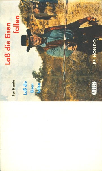 Hondo, Les Leihbuch SU Laß die Eisen fallen (Rekord) nur Schutzumschlag