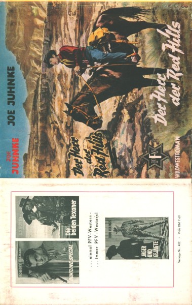 Juhnke, Joe Leihbuch SU Herr der Red Hills (Feldmann) nur Schutzumschlag