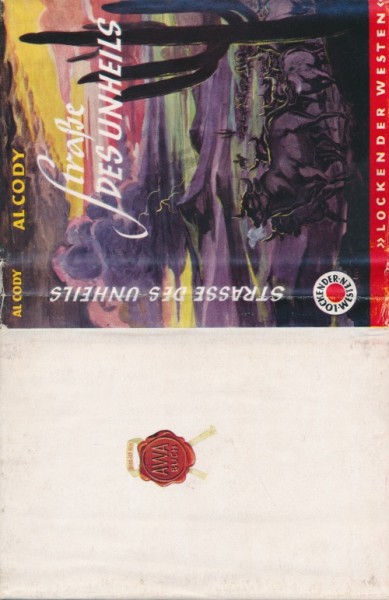 Lockender Westen Leihbuch SU Straße des Unheils (Awa) Cody, Al nur Schutzumschlag