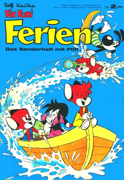 Fix und Foxi Sonderheft (Pabel, Gb.) Ferien 1964 - 1994
