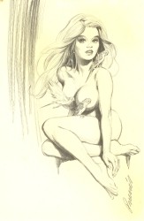 Originalzeichnung Erotische Pin-ups (Bild 094)