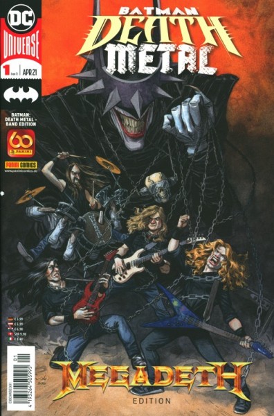 Batman: Death Metal-Band Edition 1 (von 7) Megadeth-Ausgabe