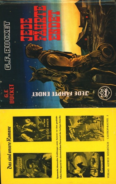 Bucket, G.F. Leihbuch SU Jede Fährte endet (Mülbüsch) nur Schutzumschlag