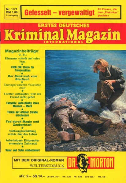 Dr. Morton Kriminal Magazin (Erber) 2. Jg. Nr. 1-8