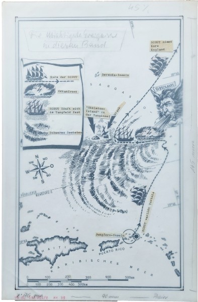 Originalzeichnung (1683) Seewölfe