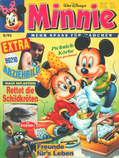 Minnie (Ehapa, Gbü.) Jhrg. 1993 Nr. 1-12