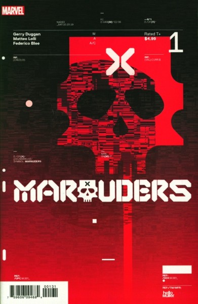 Marauders (2019) 1:10 Variant Cover 1