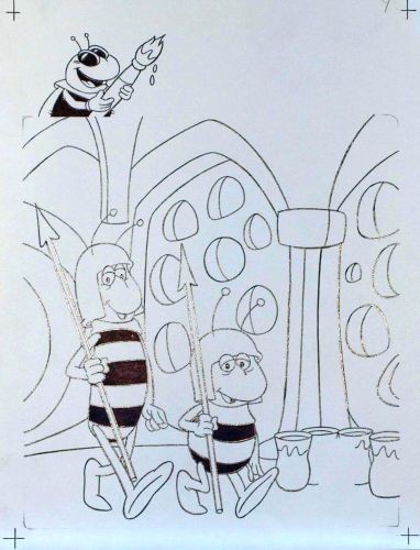 Originalzeichnung (1061) Biene Maja