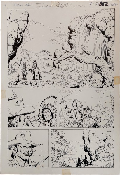 Originalzeichnung (1513) Lasso 362 27 Seiten zus. ÜF