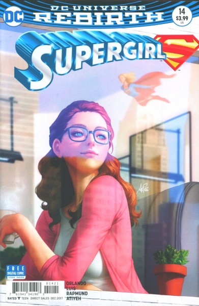 Supergirl (2016) Stanley Artgerm Lau Variant Cover 14