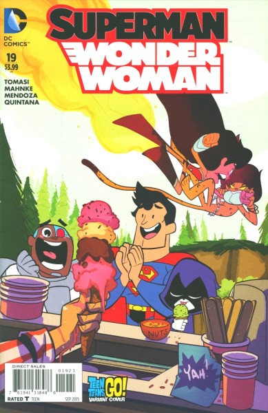 Superman/Wonder Woman (2013) Teen Titans Go! Variant Cover 19