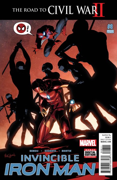 Invincible Iron Man (2015) 2nd Printing Variant Cover 8