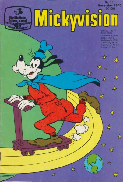 Mickyvision (Walt Disney's) (Ehapa, Gb.) Jhg. 1975 mit Beilage Nr. 11
