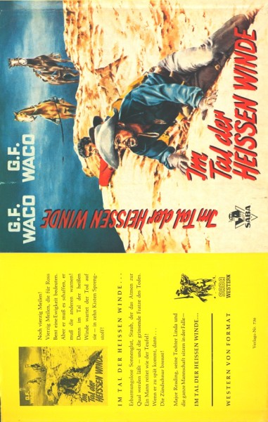 Waco, G.F. Leihbuch SU Im Tal der heissen Winde (Saba) nur Schutzumschlag