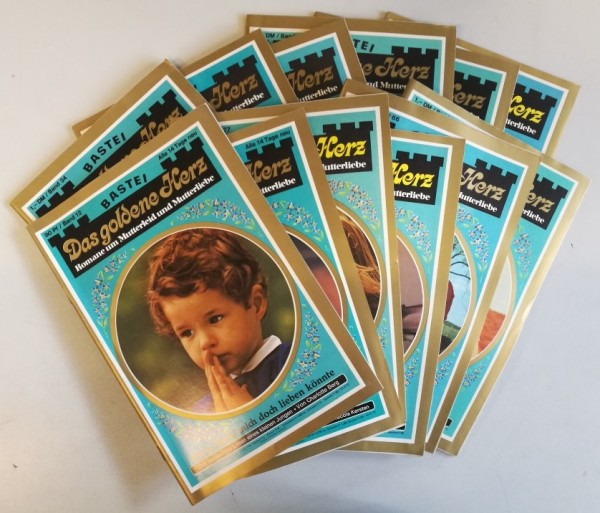 Paket 7143 25 verschiedene Goldene Herz (Bastei) (Z1)